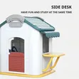 Swing Set Playhouse with Slide - 4
