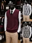 Lacoste Half Sweater Vest - Office Collection 2025 - 5