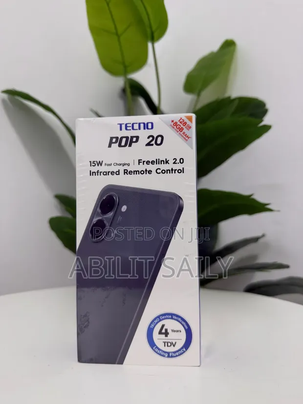 New Tecno Pop 20 128GB Black - 1