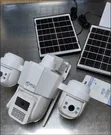 AOV Solar Powered Wireless 3 Lens CCTV Camera - 1