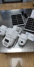 AOV Solar Powered Wireless 3 Lens CCTV Camera - 2