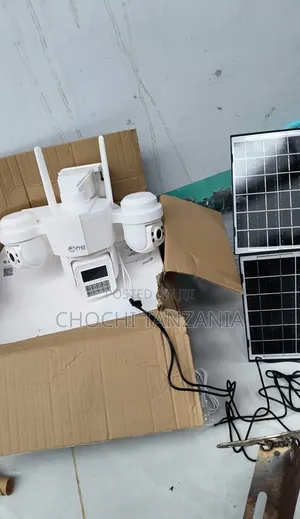 AOV Solar Powered Wireless 3 Lens CCTV Camera
