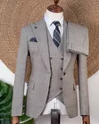 Joselino Men's Taupe Wool Suit - Brand New - 2