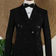Tuxedo with Black Crystal Embellishments - 3