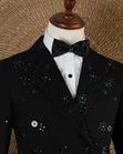 Tuxedo with Black Crystal Embellishments - 4