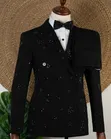 Tuxedo with Black Crystal Embellishments - 5