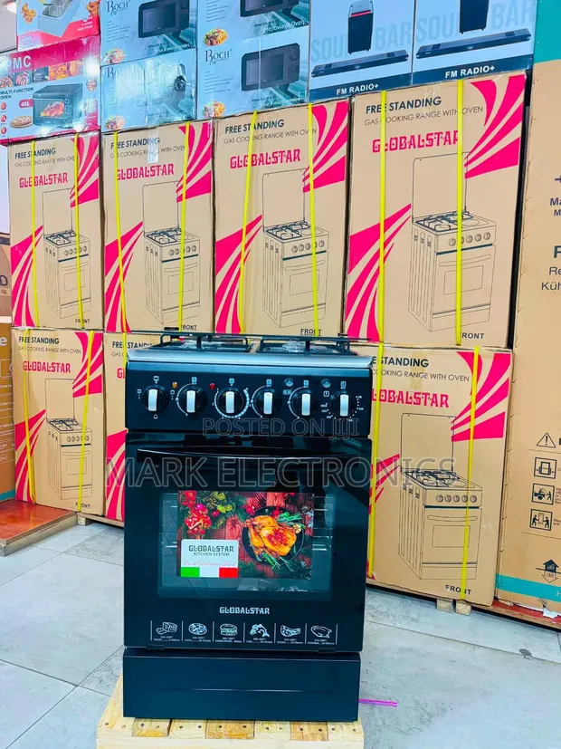 Global Star 50x50 Cooker - 3 Gas, 1 Electric - 1