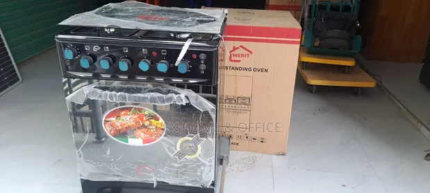 Merit 60x60cm Cooker with Gas Burners & Electric Oven - 1