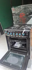 Merit 60x60cm Cooker with Gas Burners & Electric Oven - 2
