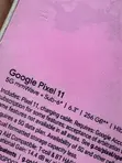 New Google Pixel 11 256GB Pink - 3