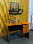 Wood Dining Table and Chairs Set - 1