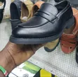 Boy's Black Leather Loafers - 1