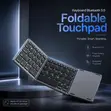 Foldable Bluetooth Keyboard with Touchpad - 1
