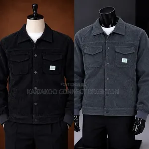 Levi's Black Corduroy Jacket with Flap Pockets