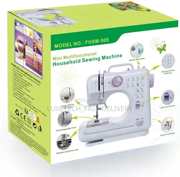 Home Mini Portable Sewing Machine - 12 Stitch Patterns - 1