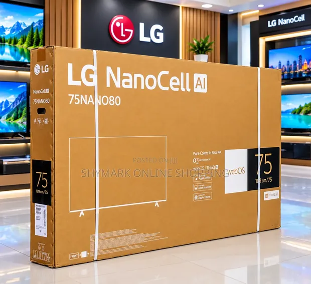 LG 75-Inch NanoCell NANO80 4K Smart TV - 1