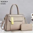 Pebbled Handbag Set with 2 Wallets - 3