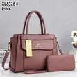 Pebbled Handbag Set with 2 Wallets - 4