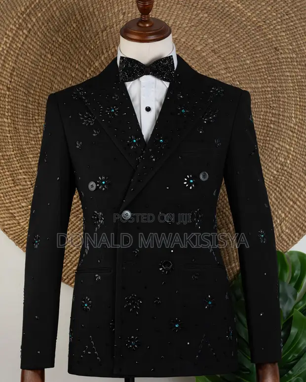 Crystal Couture Black Diamond Tuxedo - Stoned Luxury Edition - 1