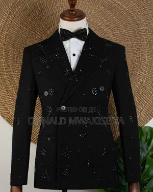 Crystal Couture Black Diamond Tuxedo - Stoned Luxury Edition