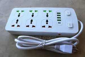Universal Power Strip with USB & Type-C, Surge Protector