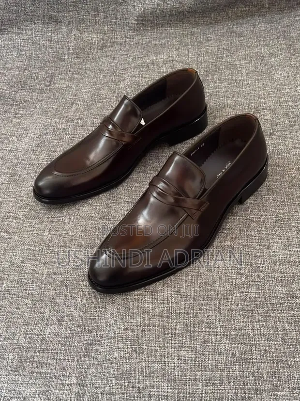 Viatu vya Ngozi vya Wanaume vya Premium Loafers - 1
