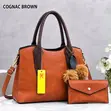 Classic Women's Genuine Leather Handbag - 3