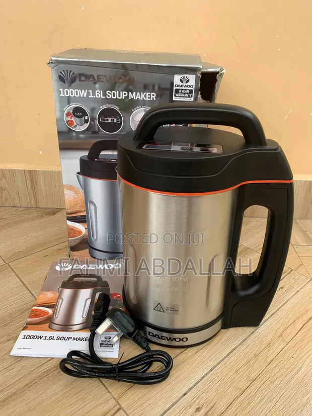 Daewoo 1000W 1.6L Soup Maker & Smoothie Blender - 1