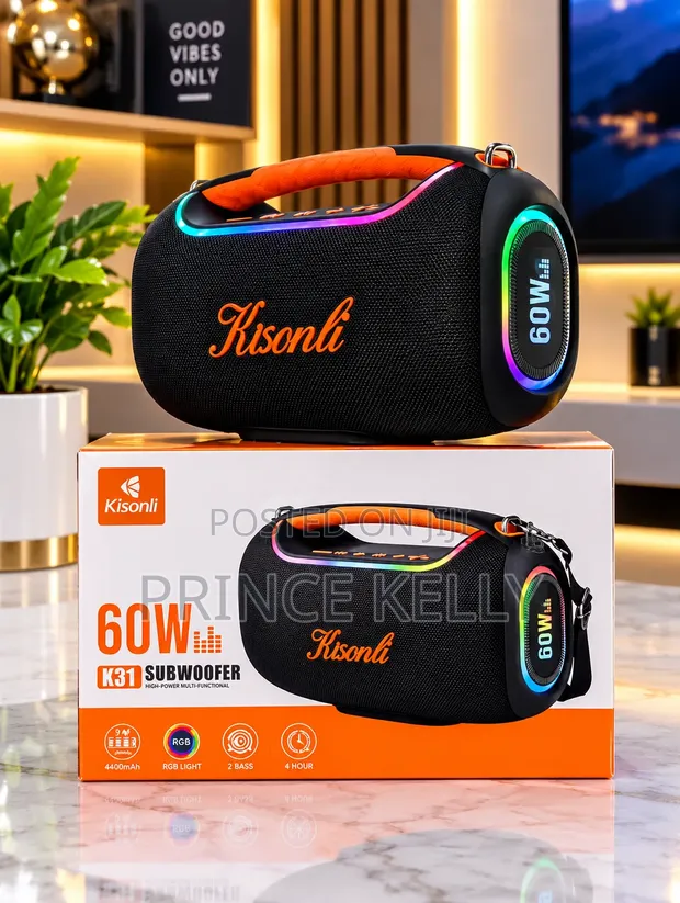 Kisonli K31 Wireless Speaker 60W - 1