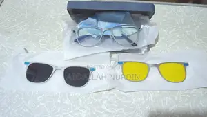 Miwani ya Miwani ya Kujishikiza ya Magnetic 3-in-1 (Fremu za Fedha)