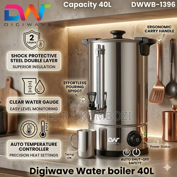 Digiwave 40L Double Layer Water Boiler - 1