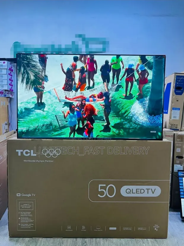 TCL 50" T6D QLED UHD Google TV - Dolby Vision, Atmos, HDR10+ - 1
