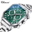 Chenxi Silver Metallic Multi-Function Chronograph Watch - 3