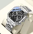 Chenxi Silver Metallic Multi-Function Chronograph Watch - 4