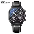 Saa ya CK Nyeusi ya Chuma cha pua na Chronograph - 1