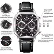 Saa ya CK Nyeusi ya Chuma cha pua na Chronograph - 4