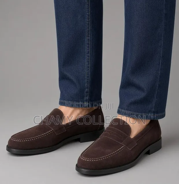 Men's Clarks Moccasins - White Threads - 1