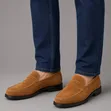 Men's Clarks Moccasins - White Threads - 3