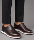 Men's Leather Loafers - White Soli Trends - 5