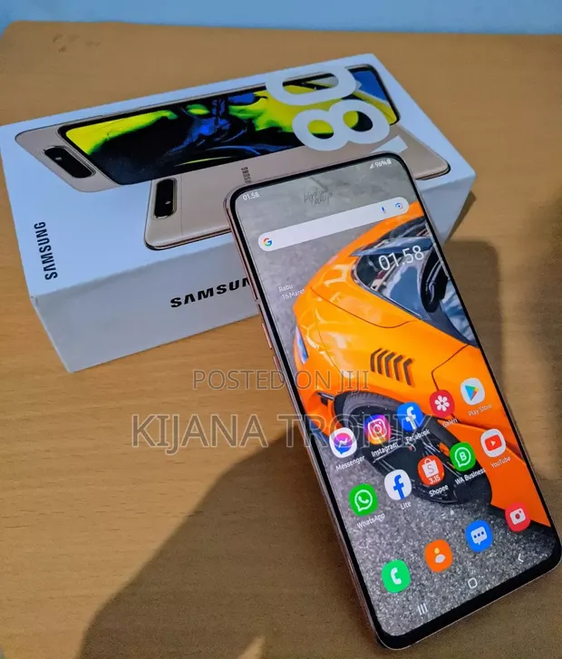 New Samsung Galaxy A80 128GB Gold - 1