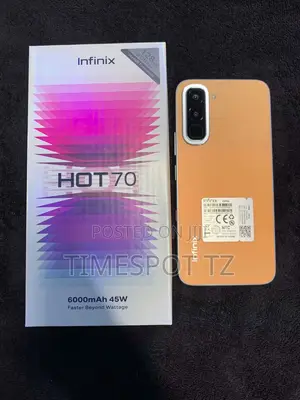 New Infinix Hot 70 128GB Black