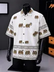 Lee Elephant Print Short-Sleeve Shirt - 1