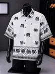 Lee Elephant Print Short-Sleeve Shirt - 2