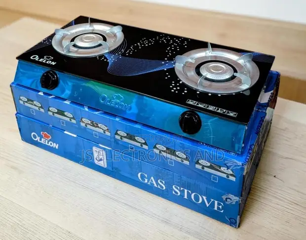Jiko la Gesi Olelon - 2 Burner Kioo Juu - 1