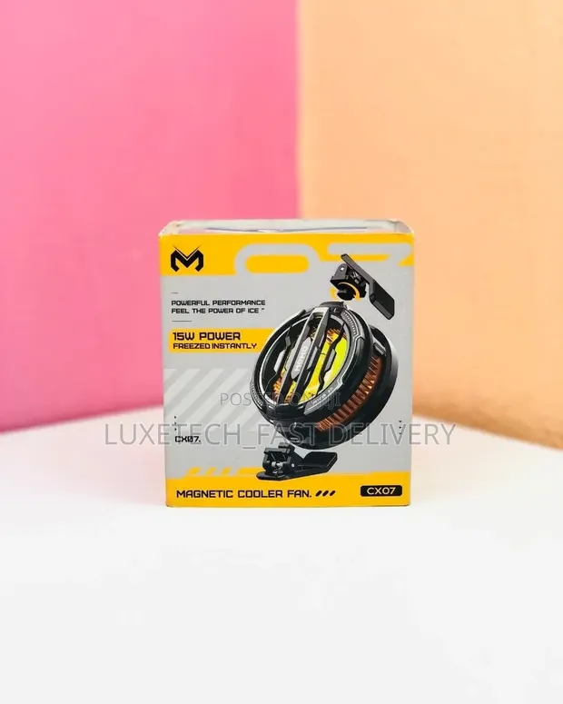 MEMO CX07 RGB Magnetic Phone Cooler Fan 15W - 1