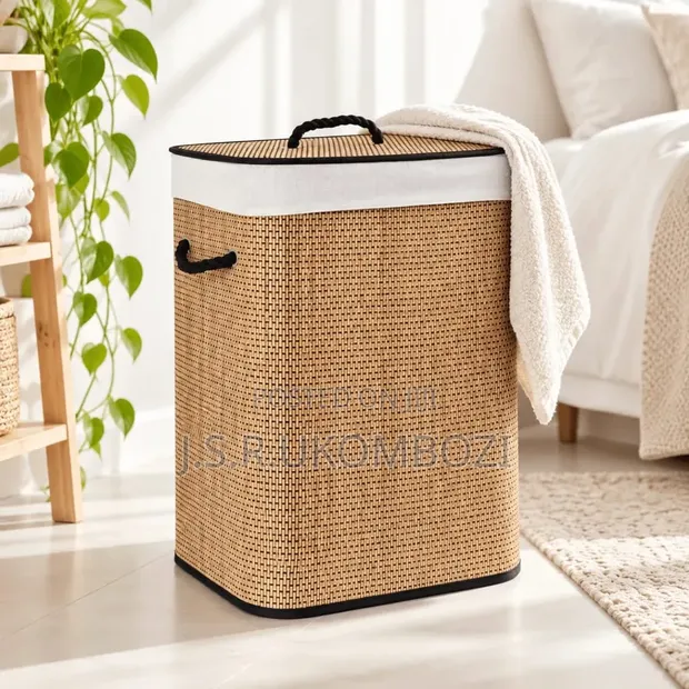 Bamboo Storage Bag Organizer - 60L - 1