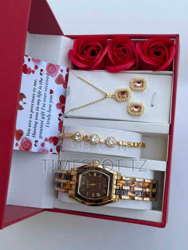 Women's Watch with Necklace - 1