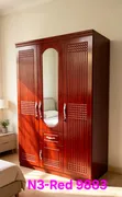 3-Door Wardrobe - White - 1