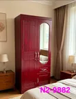 2-Door Wardrobe Model 9882 - Pink - 3