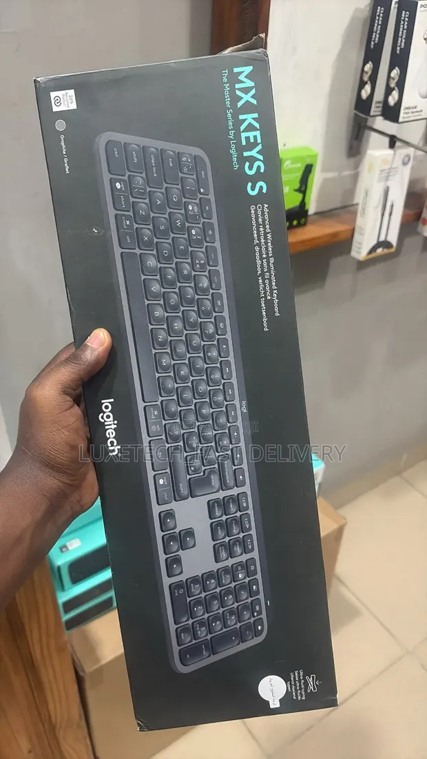 Logitech MX Keys S Wireless Keyboard - Backlit Bluetooth - 1